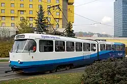 Tram #212 at Holiday Inn