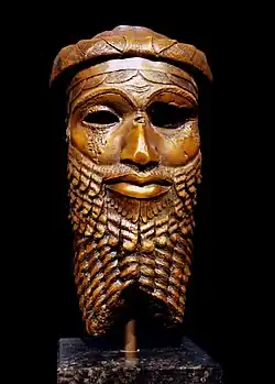 Image 30Bronze head of an Akkadian ruler from Nineveh, presumably depicting either Sargon of Akkad, or Sargon's grandson Naram-Sin. The Akkadian Empire was the first ancient empire of Mesopotamia after the long-lived civilization of Sumer. (from History of Iraq)