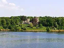 Babelsberg Palace on the Havel river