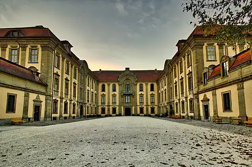 Courtyard castle Hohenlohe-Schillingsfürst