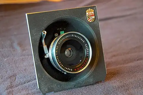 Schneider Kreuznach Super-Angulon 65&nbsp;mm f/8 for Linhof cameras
