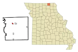Location of Glenwood, Missouri