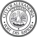 Official seal of Alexandria, Louisiana