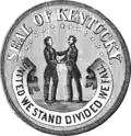 Pre-1962 state seal, from the mid-1880s.