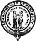 Pre-1962 state seal from the mid-1930s.