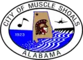 Official seal of Muscle Shoals
