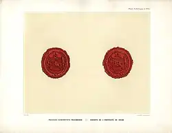 Seals of the Vilnius University, mid-19th century