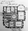 Floor plan by Pommer for Villa Ledig
