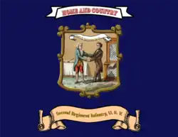 Digital reconstruction of the flag carried by Second Regiment, Kentucky Volunteers during the Spanish-American War[2]