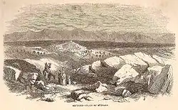 An 1859 Palestinian sketch of the site of Sepphoris, where the Virgin Mary is said to have spent her childhood