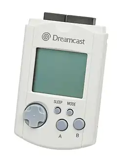 Dreamcast (VMU) 128&nbsp;KiB memory card