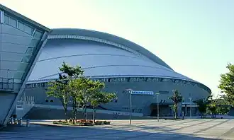 Outdoor view of Sekisui Heim Super Arena