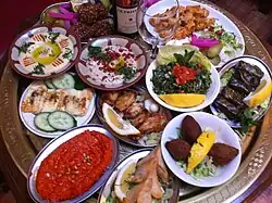 Image 6A selection of Lebanese dishes from Cafe Nouf Restaurant in London (from Culture of Lebanon)