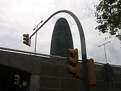 Traffic light, Plaça de les Glòries Catalanes.