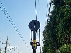 LED signal sign working on the 9C1 signal