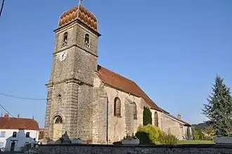 The church in Senoncourt