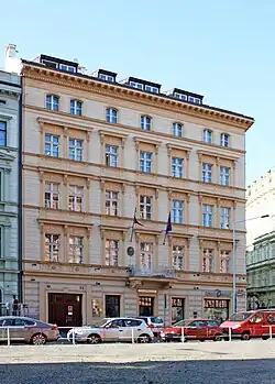 Building hosting the embassy in Prague