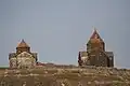 Sevanavank monastery viewed from the lake