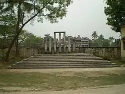 Shaheed Minar at the school campus.