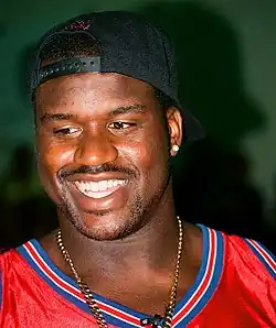 Shaquille O'Neal shooting a free throw