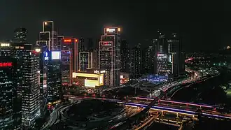 Junction of Shennan & Shahe Roads in Nanshan.