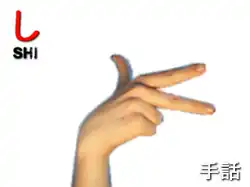 指文字：　し SHI