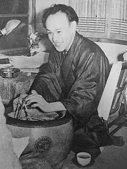 Shiina Rincon in 1948 (Asahi Shinbun)