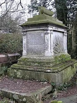 The John Wimble memorial on Ship Path, grade II