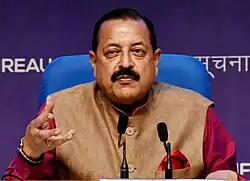 Shri Jitendra Singh Minister of for Personnel, Public Grievances_&_Pensions_(cropped).jpg