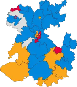 2005 results map