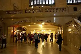 Entrance from the Grand Central Terminal Main Concourse