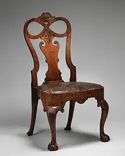Side chair, British, circa 1730