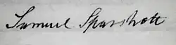 S. Sparshott (debased copperplate)