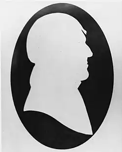 Silhouette of Senator Charles Cutts