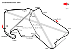 Silverstone Circuit in its 2003 configuration