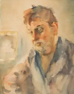 Portrait of Horontchik by Gela Seksztajn