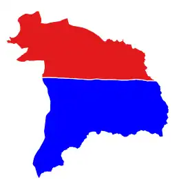 Location (red) in Aunglan district