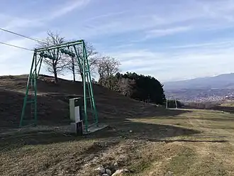 Ski slope in Mățău-Chilii