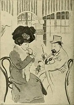 "Temporary acquaintance", 1910
