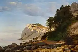 Part of Møns Klint by Peter Christian Skovgaard (1852)