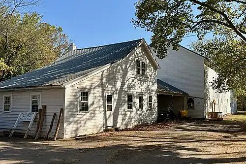 Small barn and main barn