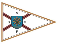 Flag of "Wimpel des Segel-Motorboot-Club Friedrichshafen" without background