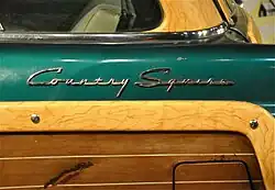 Fairlane Country Squire emblem