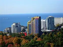 Apartment buildings in Sochi