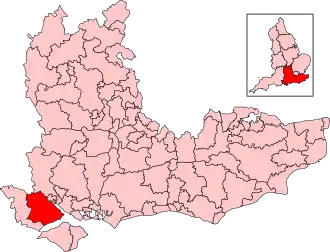 Map of constituency