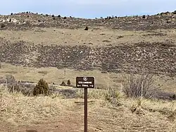 Columbine trail marker