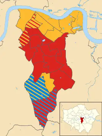 2010 results map