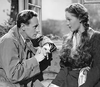 Howard and Rosamund John in The First of the Few (1942)
