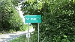 St. Martin sign