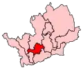A small-to-medium sized constituency, slightly west of the centre of the county. It is bordered entirely by other constituencies in the county.